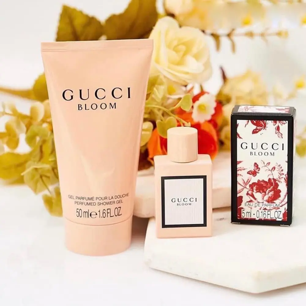 Parfum Gucci Bloom Shower Gel 50ml Gucci Bloom 花悅呵護沐浴膠組50ml X2