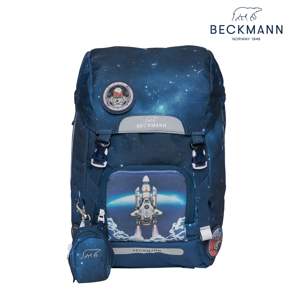 【Beckmann】Classic Maxi 護脊書包 28L -3D太空火箭2.0