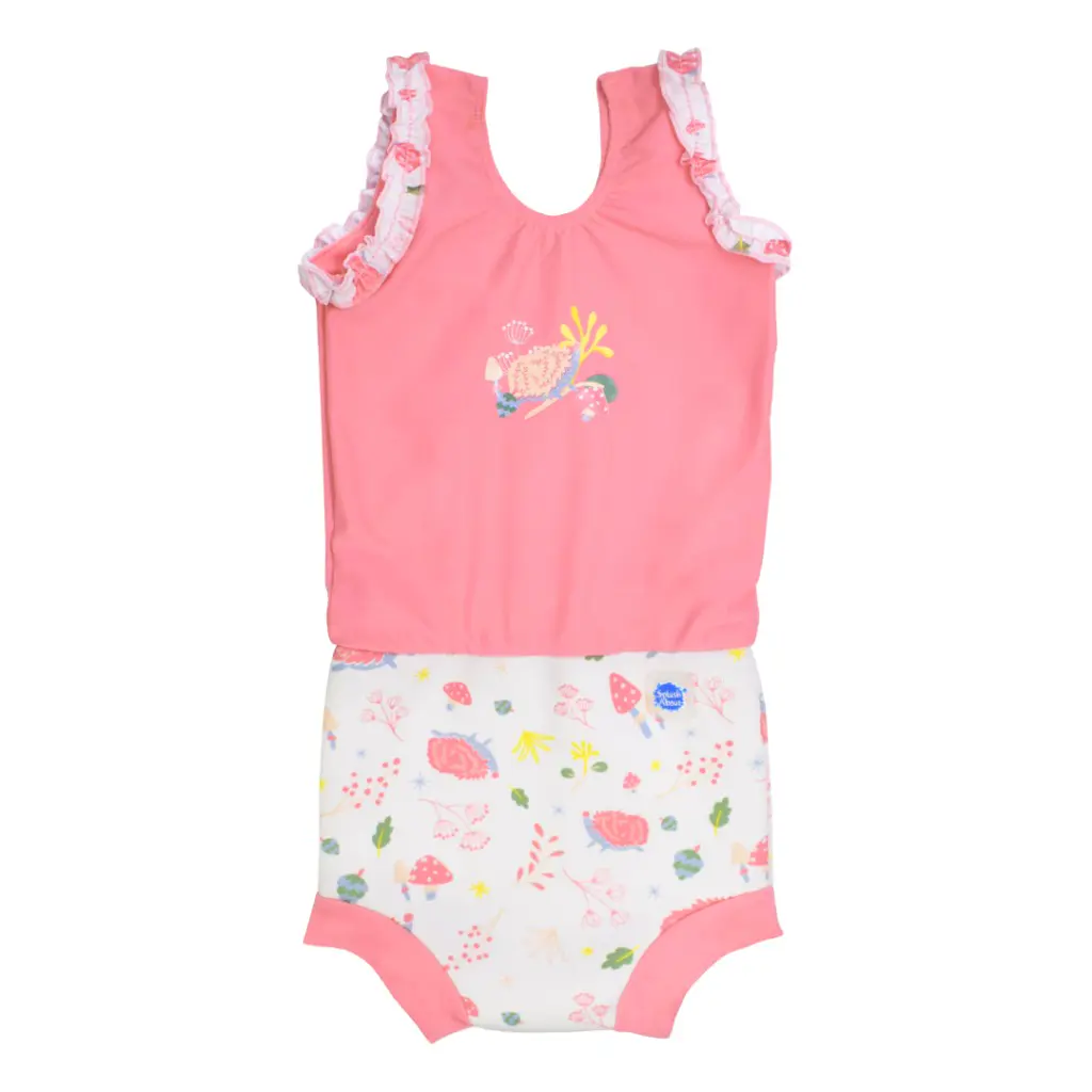 【Splash About 潑寶】Happy Nappy Costume 小女孩連身版尿布褲-森林漫遊#XXL(16-20kg)-XXL(16-20kg)