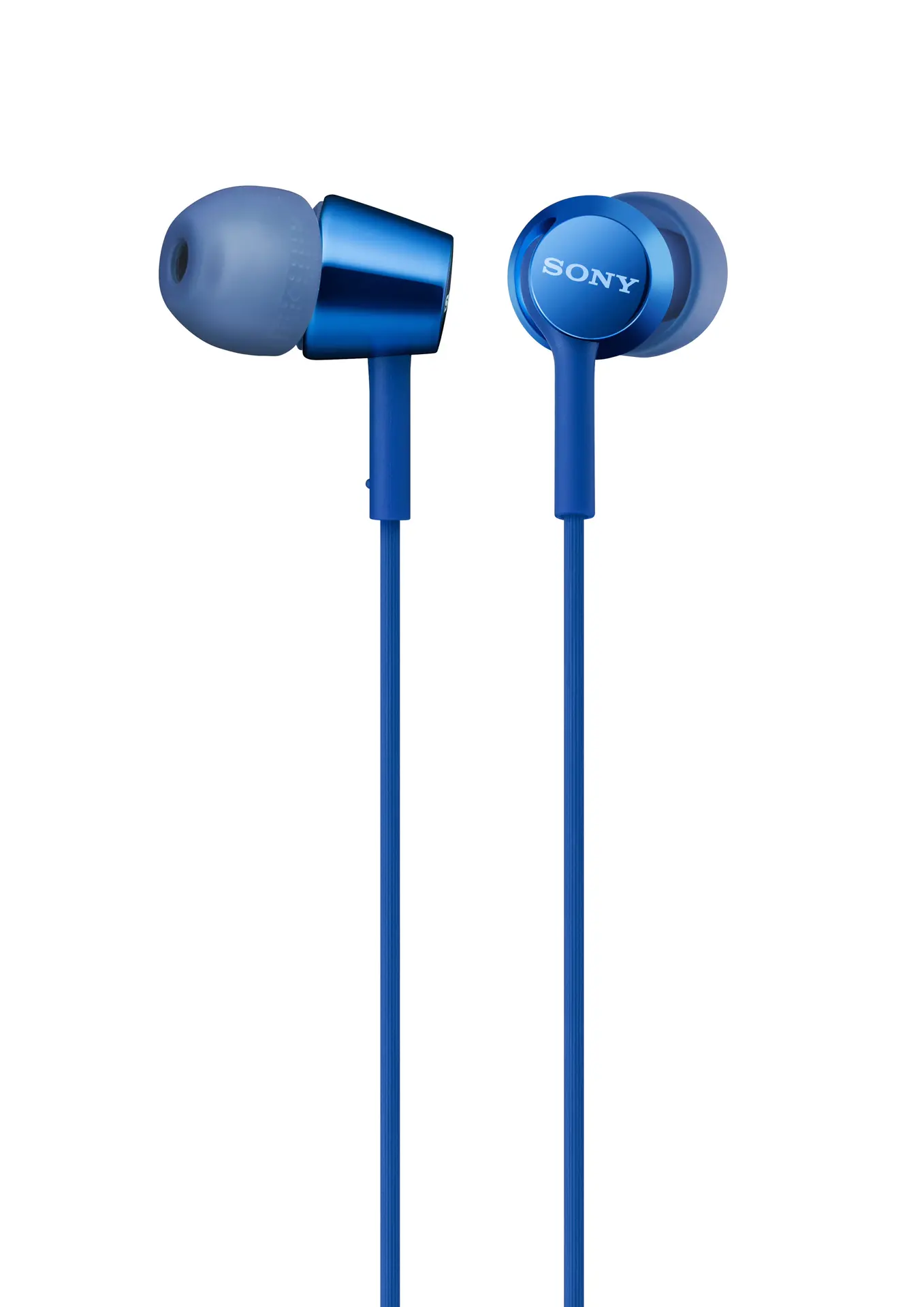 【SONY】入耳式立體聲耳機 MDR-EX155AP#深藍-深藍