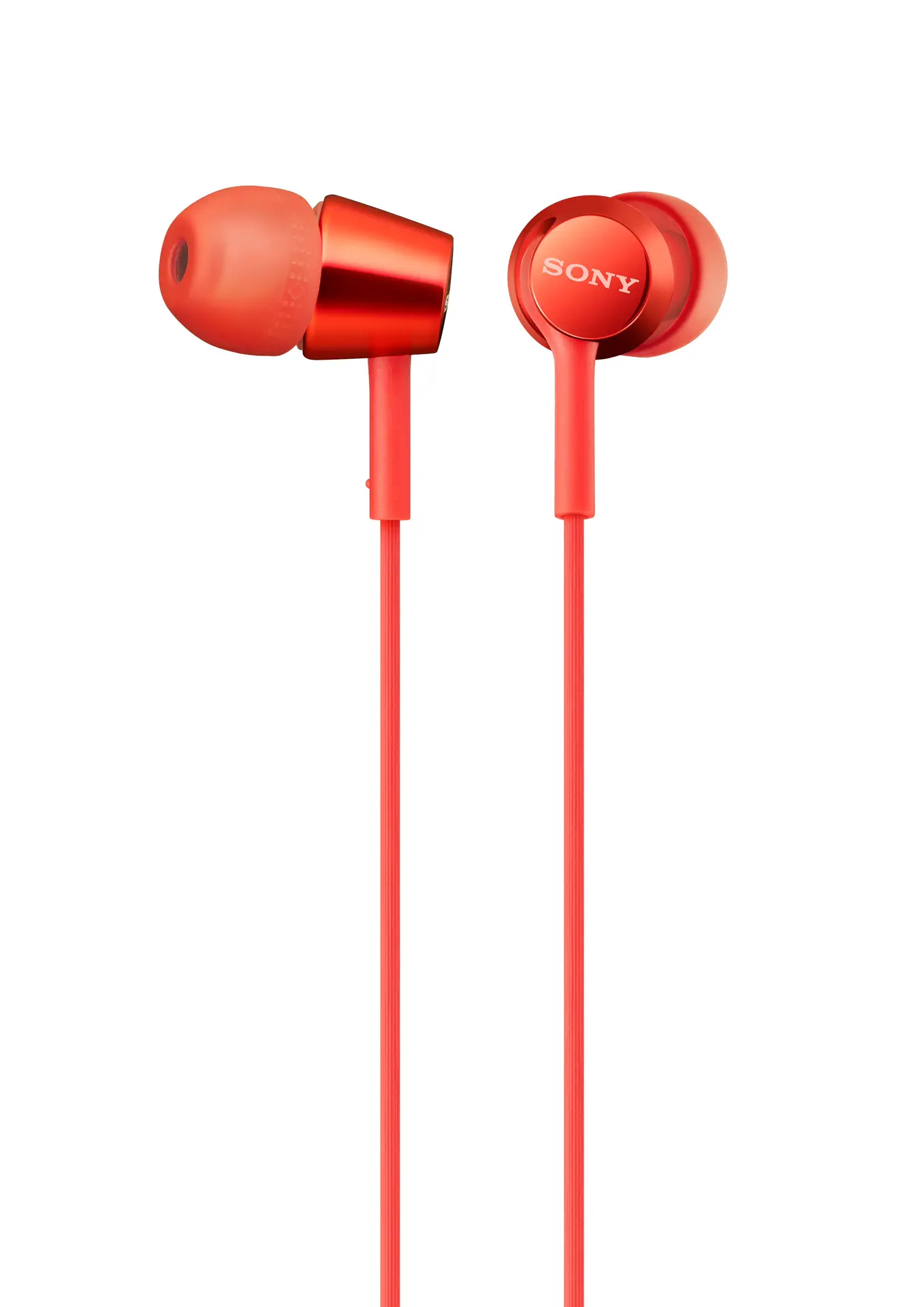 【SONY】入耳式立體聲耳機 MDR-EX155AP#紅色-紅色