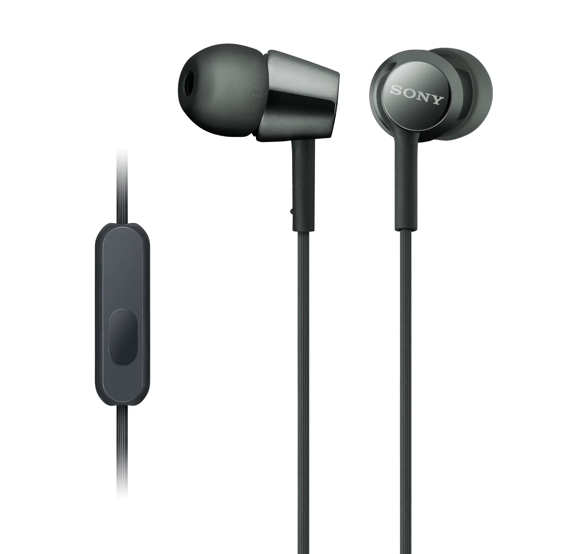 【SONY】入耳式立體聲耳機 MDR-EX155AP#黑色-黑色