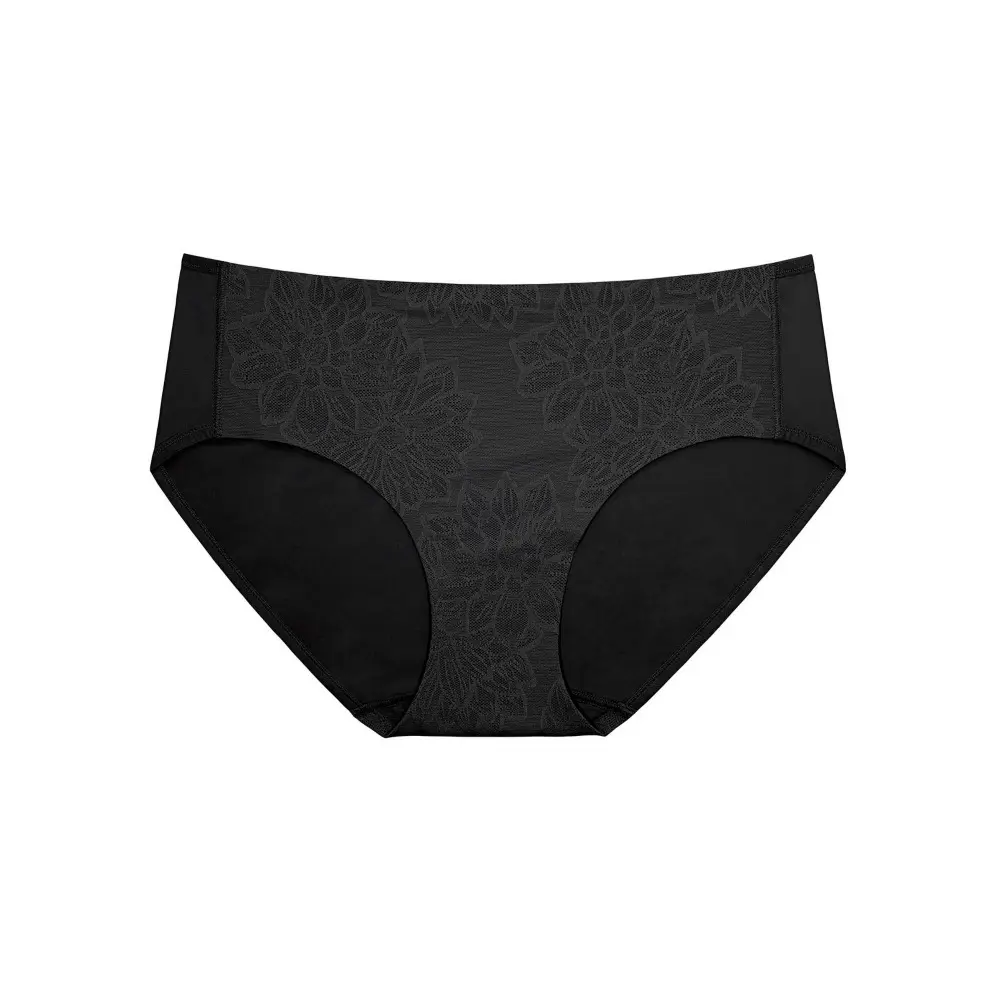 【黛安芬】Fit Smart 智慧貼合系列 中腰平口內褲 M-EL ｜87-2156 04 時尚黑-EL