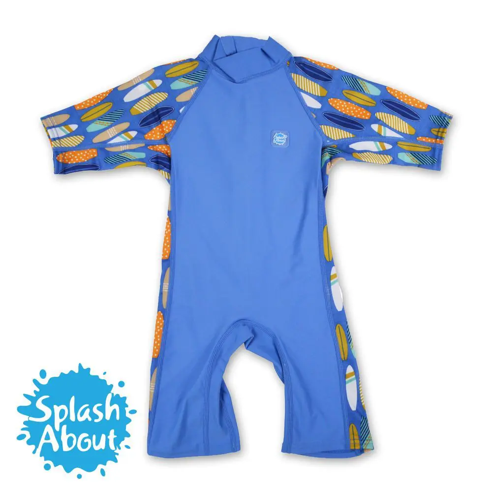 【Splash About 潑寶】Toddler UV Suit 兒童抗UV連身泳衣-衝浪小子(2-4歲)-2-4歲