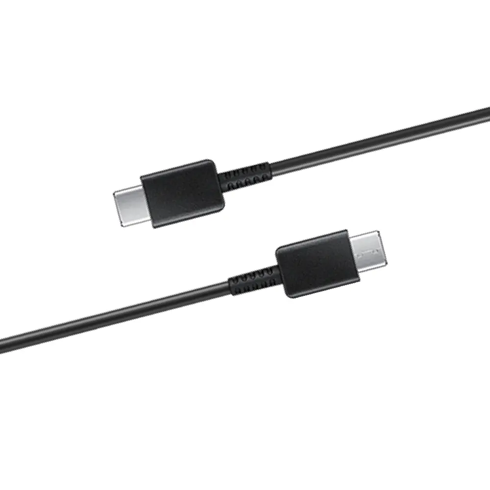 SAMSUNG 三星製造 3A Type C to Type C 快充充電線 (袋裝)-黑色