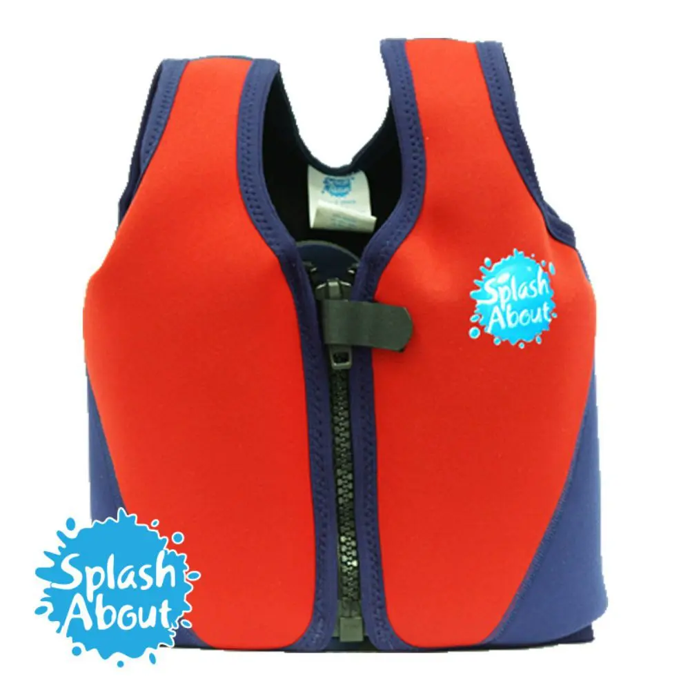 【Splash About 潑寶】Float Jacket 兒童浮力夾克-紅/海軍藍#6-10歲-6-10 歲
