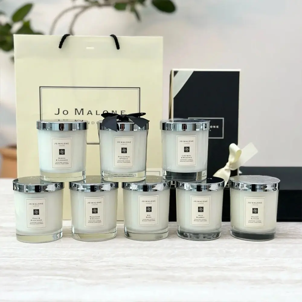 JO MALONE 香氛工藝蠟燭 200g 多款可選(鼠尾草與海鹽/青檸羅勒與柑橘)_國際航空版