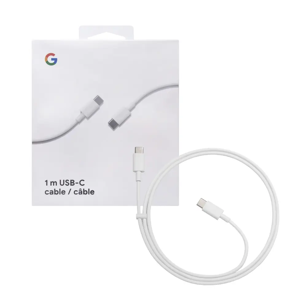 Google USB-C 轉 USB-C 原廠傳輸線 - 1公尺 (臺灣公司貨)