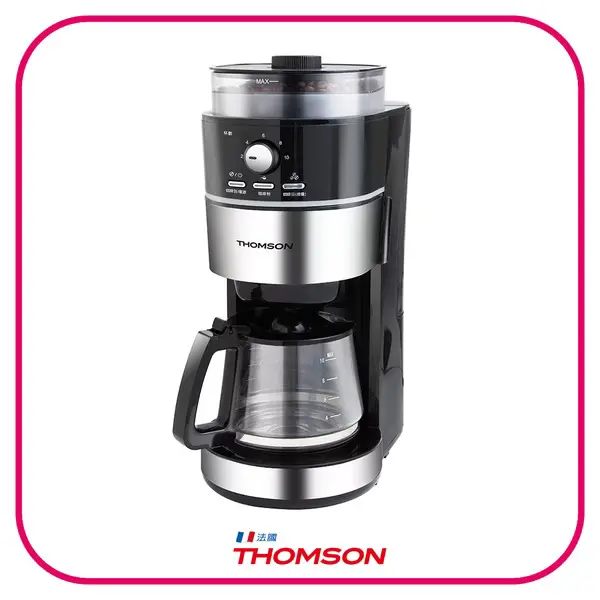 【THOMSON】 10人份全自動錐磨咖啡機 TM-SAL22DA