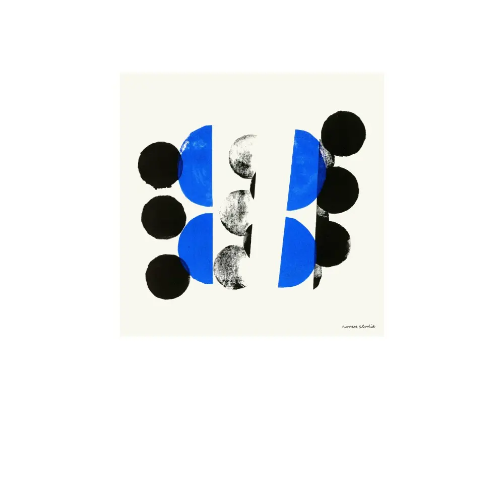 【HOLA】丹麥ThePosterClub 裝飾畫40x50cm Bleu à Part03