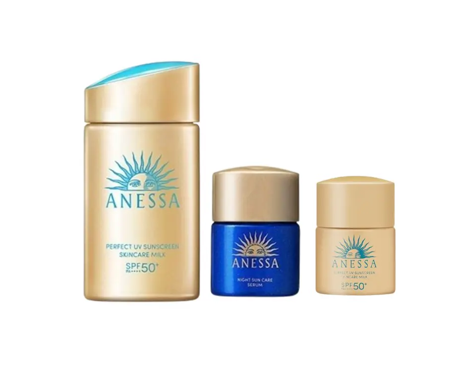 【SHISEIDO 資生堂】安耐曬金鑽高效防曬露5X版 60ml 送曬後修復12ml*1+防曬露12ml*1 環球專櫃 公司貨