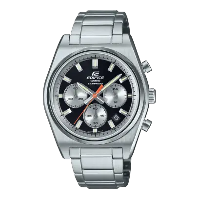【CASIO 卡西歐】EDIFICE 系列 從賽道到商務非凡體驗藍寶石水晶鏡面三眼計時男錶 EFB-730D-7AV