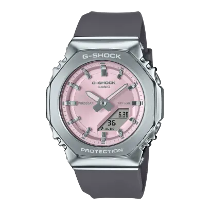 【CASIO 卡西歐】G-SHOCK八角簡約雙顯錶(GM-S2110-4A)