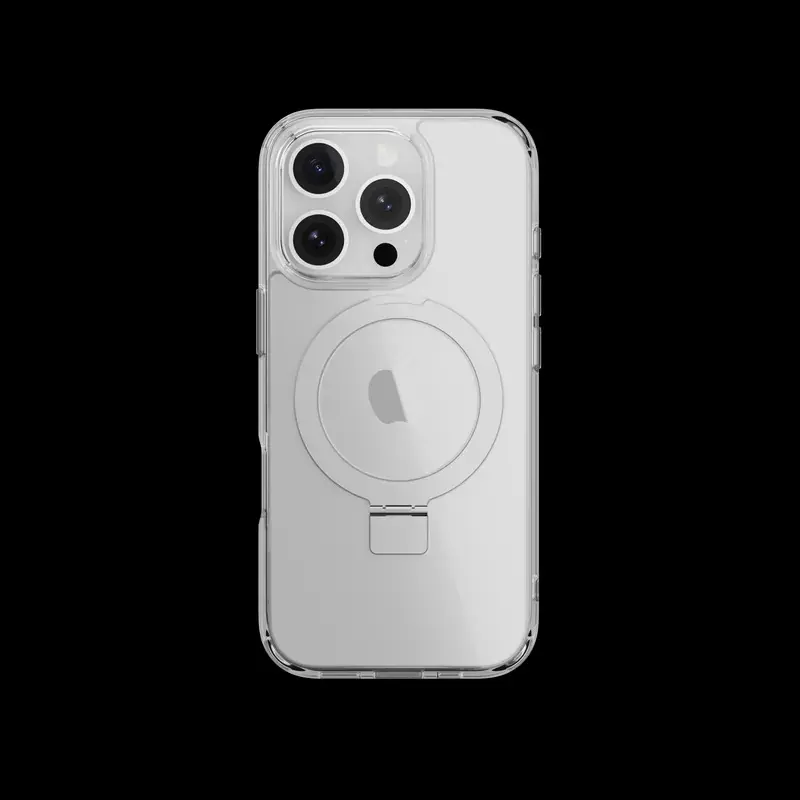 【Switcheasy】iPhone16系列 MagStand M 磁吸支架防摔手機殼(共兩色)#透明 iPhone 16 Pro-透明,iPhone 16 Pro