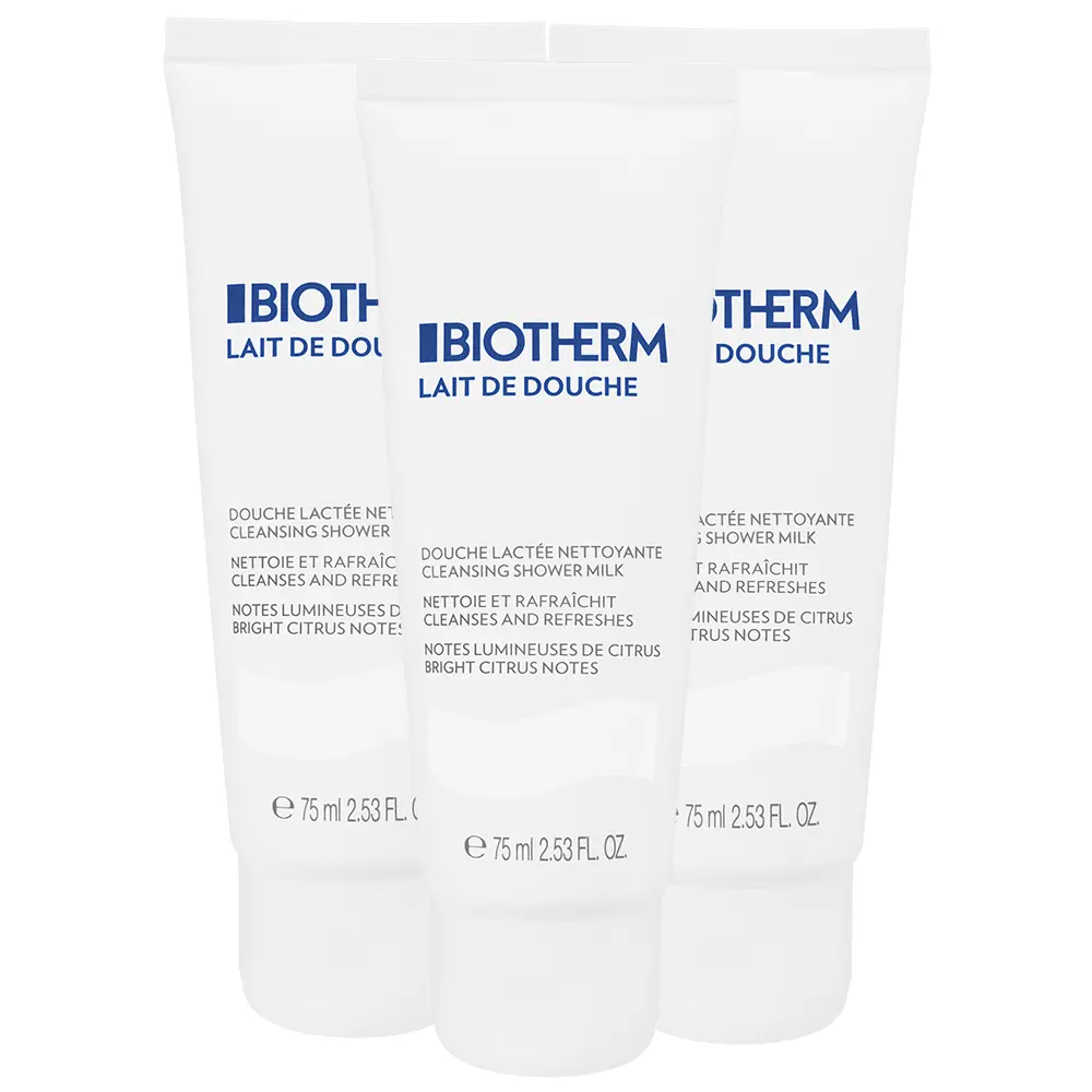 BIOTHERM 碧兒泉 超保濕柔膚沐浴乳(75ml)*3(正貨)