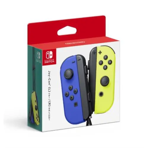 任天堂 Switch Joy-Con原廠左右手控制器-顏色七色任選(臺灣公司貨) -藍黃