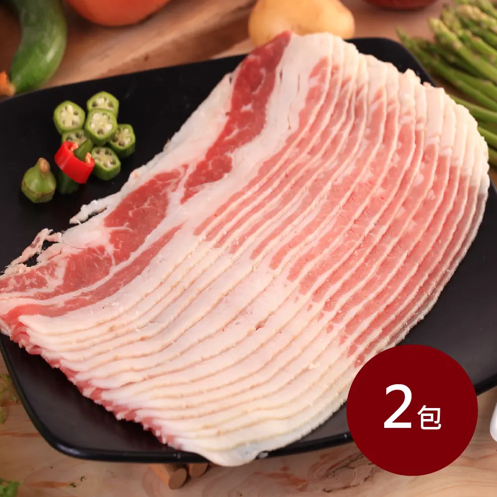 【料裡長】美國安格斯CHOICE腹脅牛肉片2包組(1000g/包)
