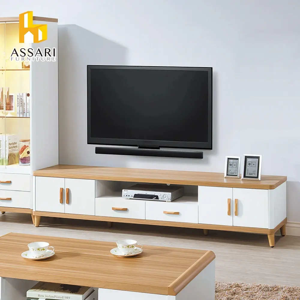 ASSARI-溫妮四門2抽7尺電視櫃(寬212*深46*高48cm)