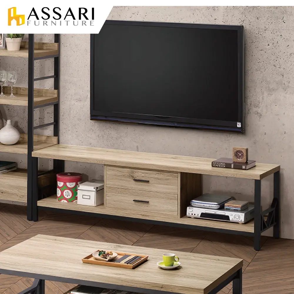 ASSARI-佐久間日式6尺電視櫃(寬180x深41x高53cm)