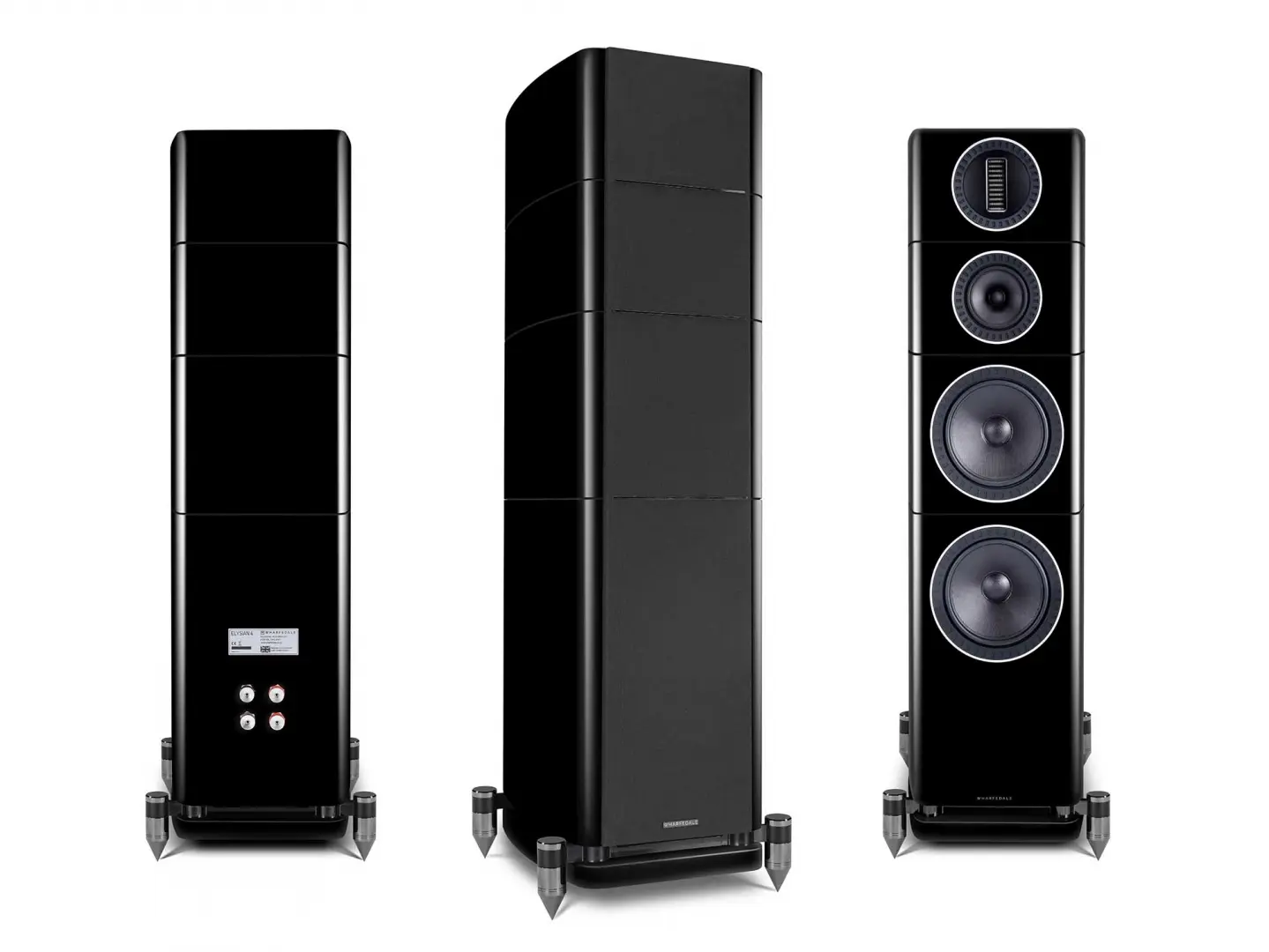英國 Wharfedale Elysian 4 3音路落地型喇叭/對-霧黑