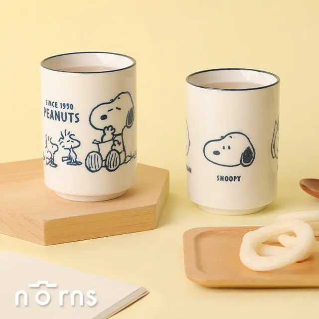 Peanuts史努比湯吞杯- Norns Original Design Snoopy日式湯吞杯 手握杯 茶杯 陶瓷杯子 餐具-人物介紹