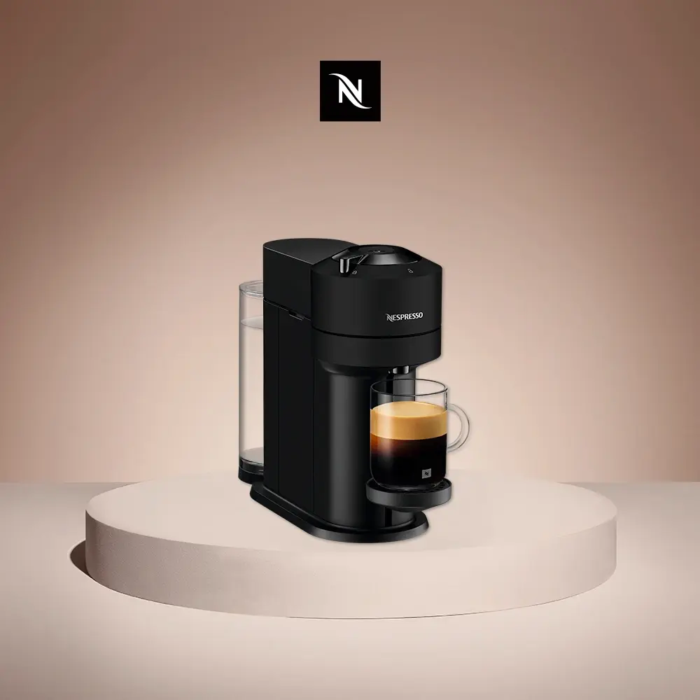 結帳再折【Nespresso】創新美式 Vertuo 系列 Next 經典款膠囊咖啡機 迷霧黑
