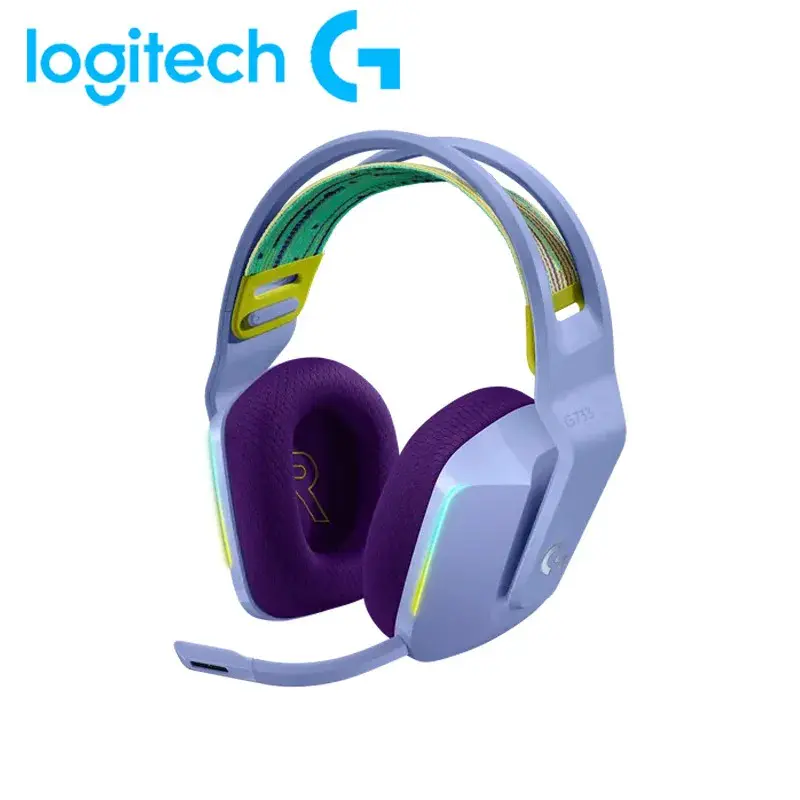 【Logitech 羅技】G733 無線電競耳機 莫藍紫
