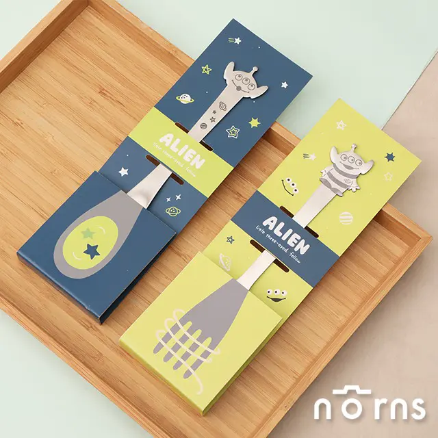 迪士尼三眼怪不鏽鋼叉匙- Norns Original Design 304不銹鋼湯匙叉子 立體造型環保餐具 玩具總動員Toy Story-三眼怪湯匙x1