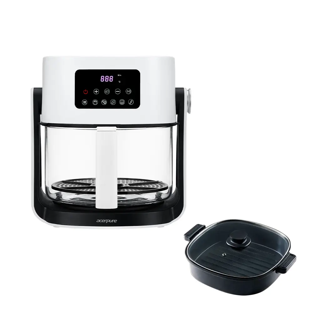 Acerpure Chef 一翻炸 二合一翻轉空氣炸鍋 白色/黑色 KF754-70W/KF743-70B-白色