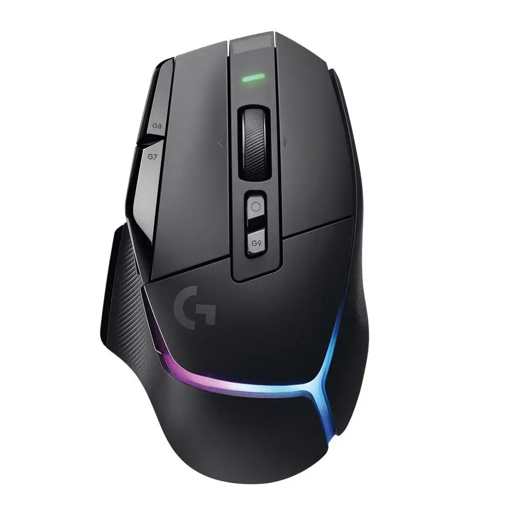 【羅技】G G502 X Plus 無線炫光高效能遊戲滑鼠 (岩石黑/皓月白)#岩石黑-岩石黑