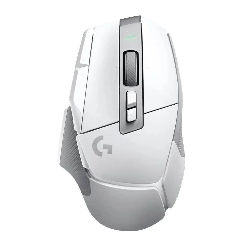 【羅技】G G502 X LIGHTSPEED 無線高效能遊戲滑鼠 (岩石黑/皓月白)#皓月白-皓月白