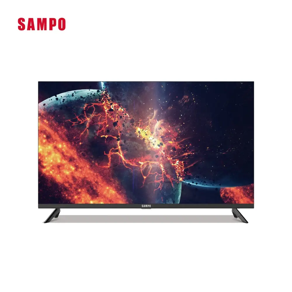 【SAMPO聲寶】43型FHD 2K轟天雷液晶顯示器EM-43MDS200+視訊盒-含基本安裝+舊機回收