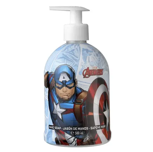 【MARVEL 漫威】美國隊長 西班牙溫和防護洗手液體皂 500ml