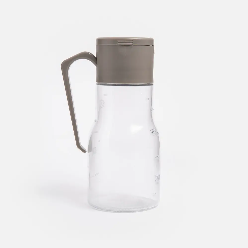 【HOLA】自動開啟玻璃可拆蓋油壺500mL 灰