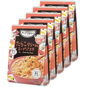 【AJINOMOTO 味之素】湯義大利麵 螺旋麵 3入x5包#鱈魚子-鱈魚子