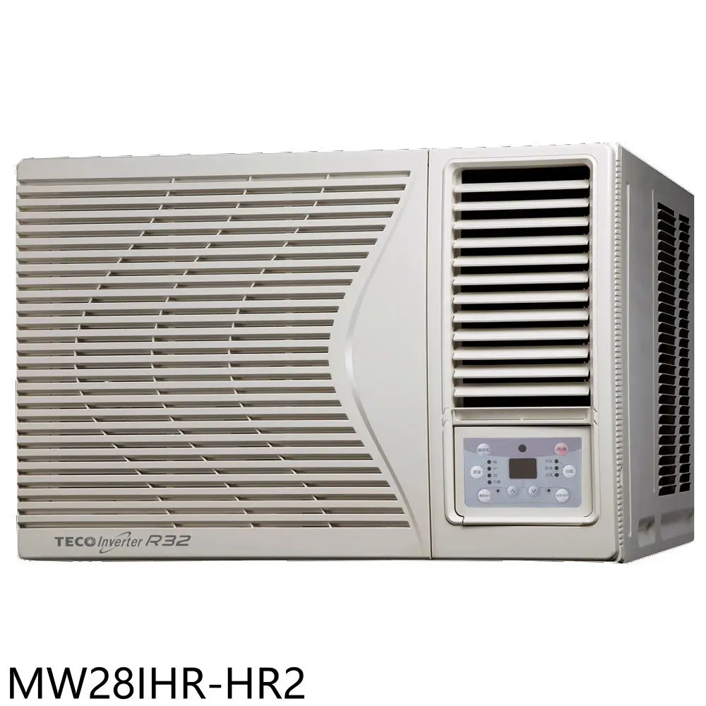 東元【MW28IHR-HR2】變頻冷暖右吹窗型冷氣4坪(含標準安裝)