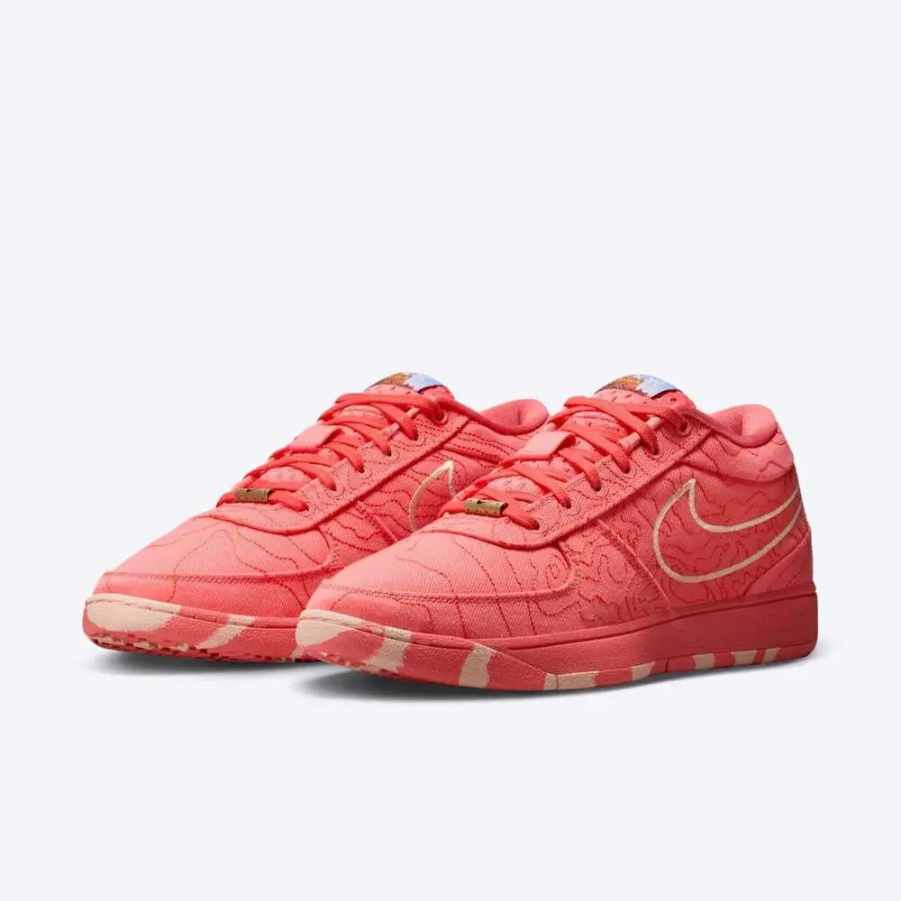 【NIKE】Homieee Nike Book 1 Text EP 舒適 防滑耐磨 低幫 籃球鞋 男款 紅色 IB8053-800-US 9