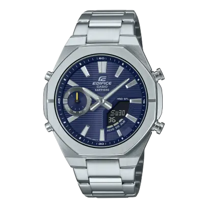 【CASIO 卡西歐】EDIFICE 藍芽賽車鋼帶錶 ECB-S10D-2A