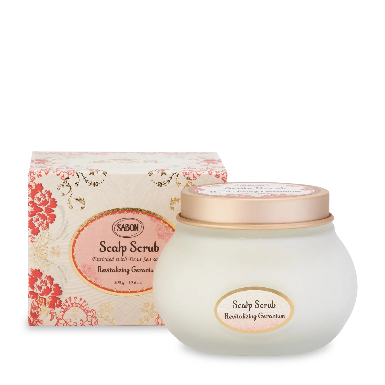 【SABON】賦活天竺葵死海鹽頭皮磨砂膏300g