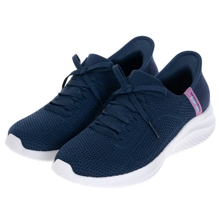 【SKECHERS 斯凱奇Skechers】休閒鞋 Ultra Flex 3.0-Easy Win Slip-Ins 女鞋 藍白 套入式 健走鞋 150450NVY-US 6