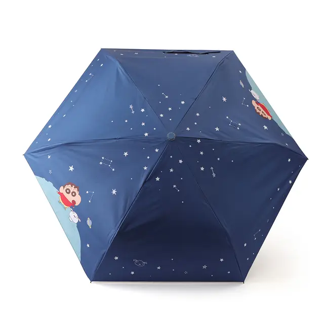 蠟筆小新抗UV輕量自動傘- Norns Original Design 正版授權 防風傘 黑膠傘 雨傘 遮陽傘#星空-星空