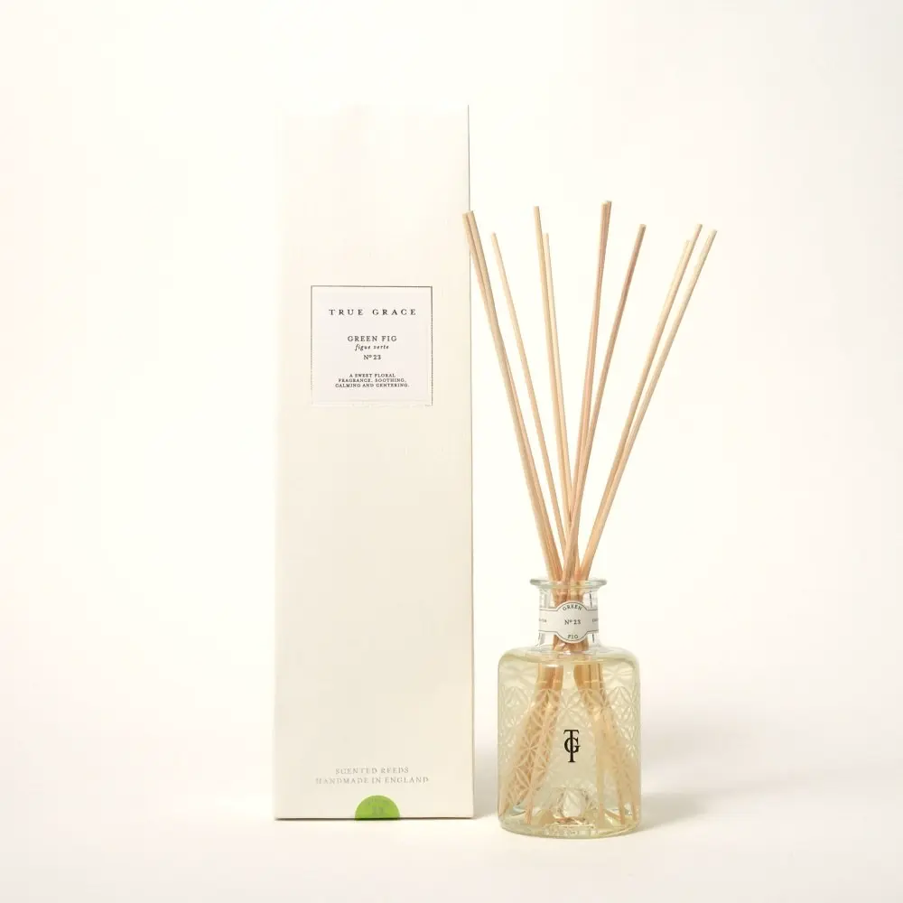 【HOLA】TRUE GRACE鄉村擴香瓶200mL 綠色無花果