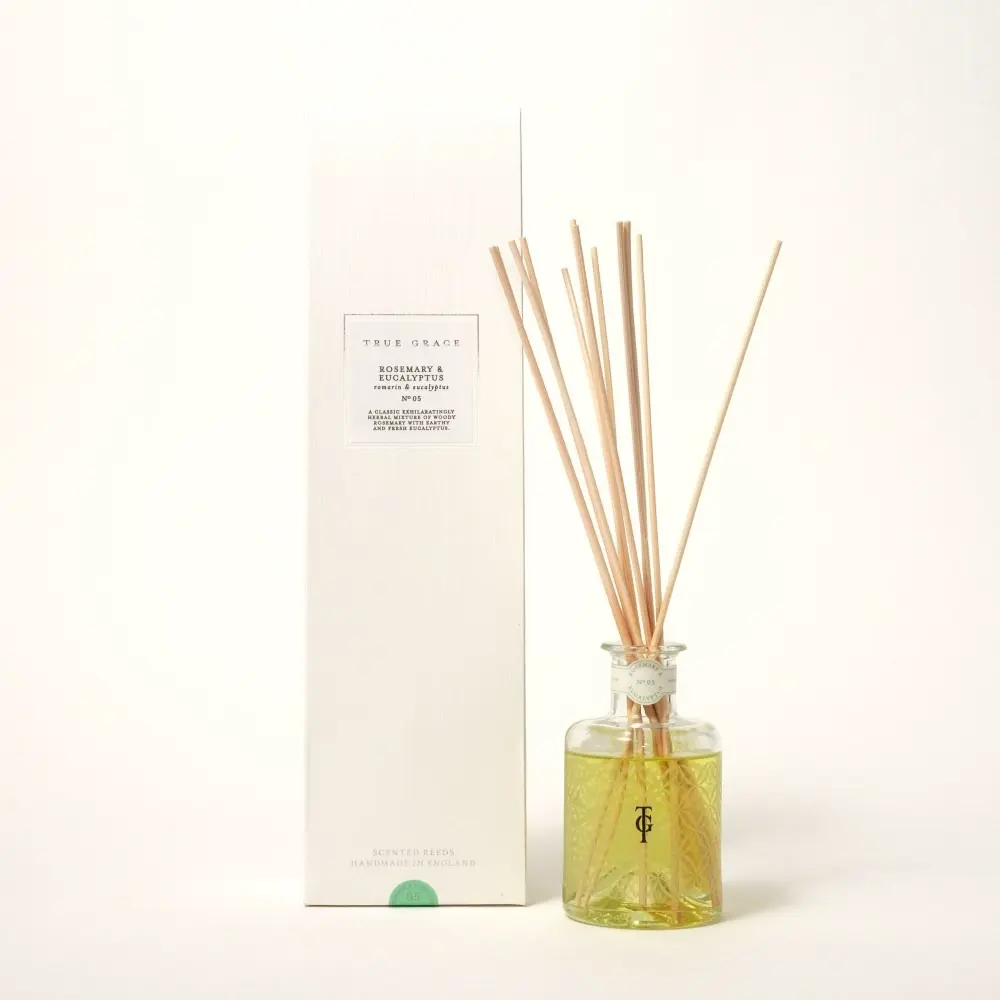 【HOLA】TRUE GRACE鄉村擴香瓶200mL 迷迭香與尤加利