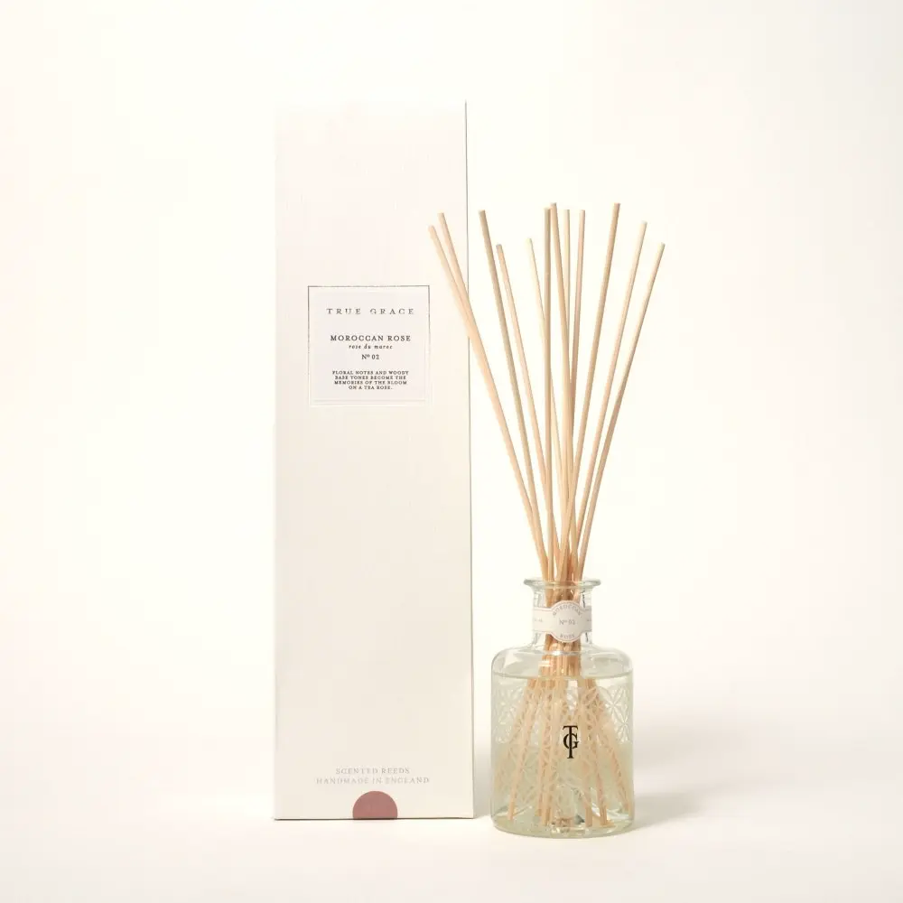 【HOLA】TRUE GRACE鄉村擴香瓶200mL 摩洛哥玫瑰
