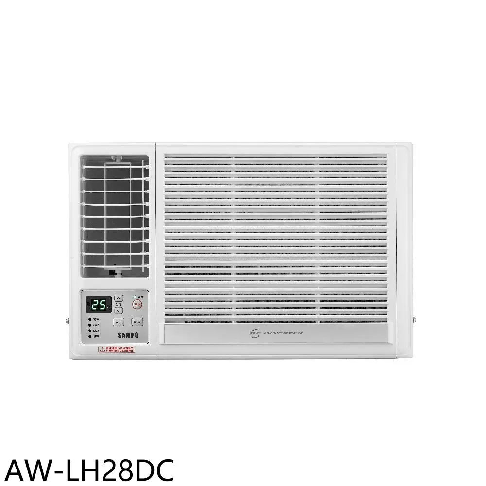 聲寶【AW-LH28DC】變頻冷暖左吹窗型冷氣4坪(含標準安裝)(7-11商品卡700元)