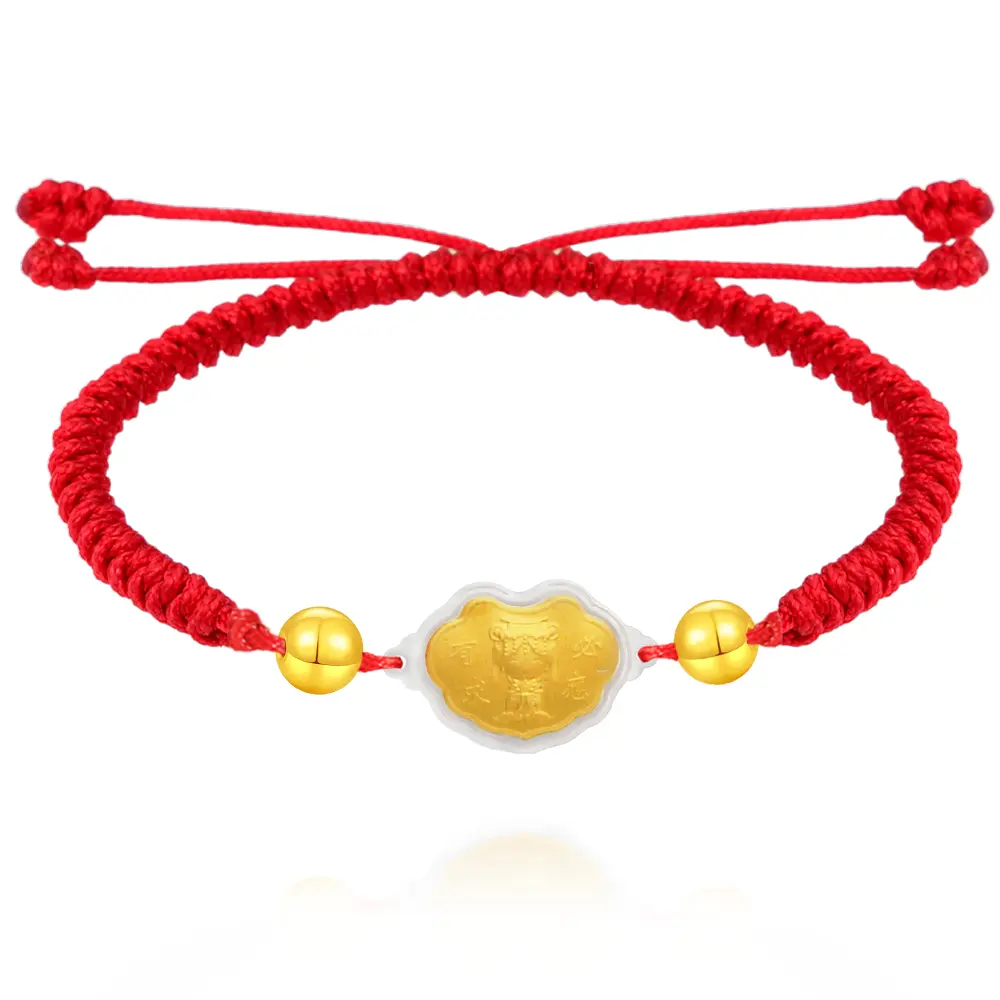 童樂繪金飾】有求必應媽祖兒童紅繩手鍊約重0.02錢±1厘(滿月彌月金飾彌月禮黃金999)｜Global Online｜Global Mall  環球Online