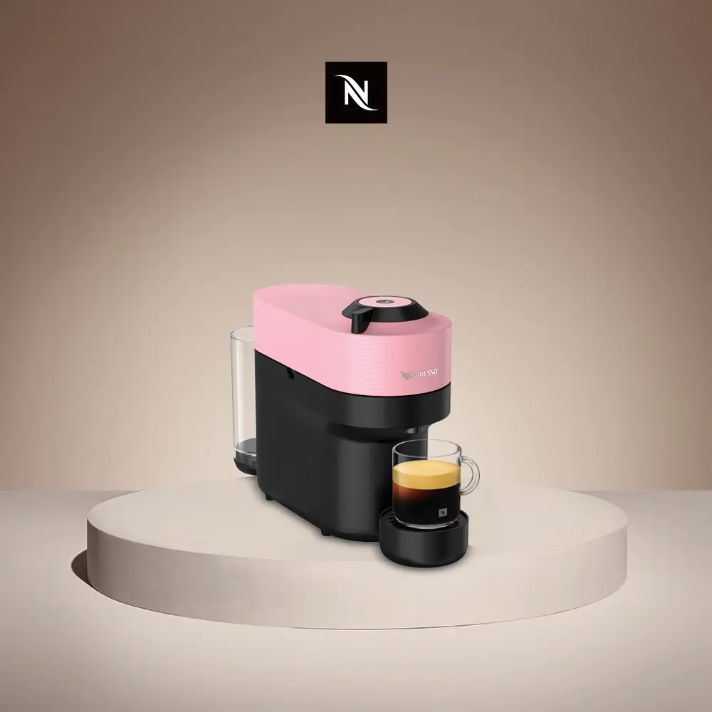 結帳再折【Nespresso】創新美式 Vertuo 系列 POP 膠囊咖啡機 櫻花粉