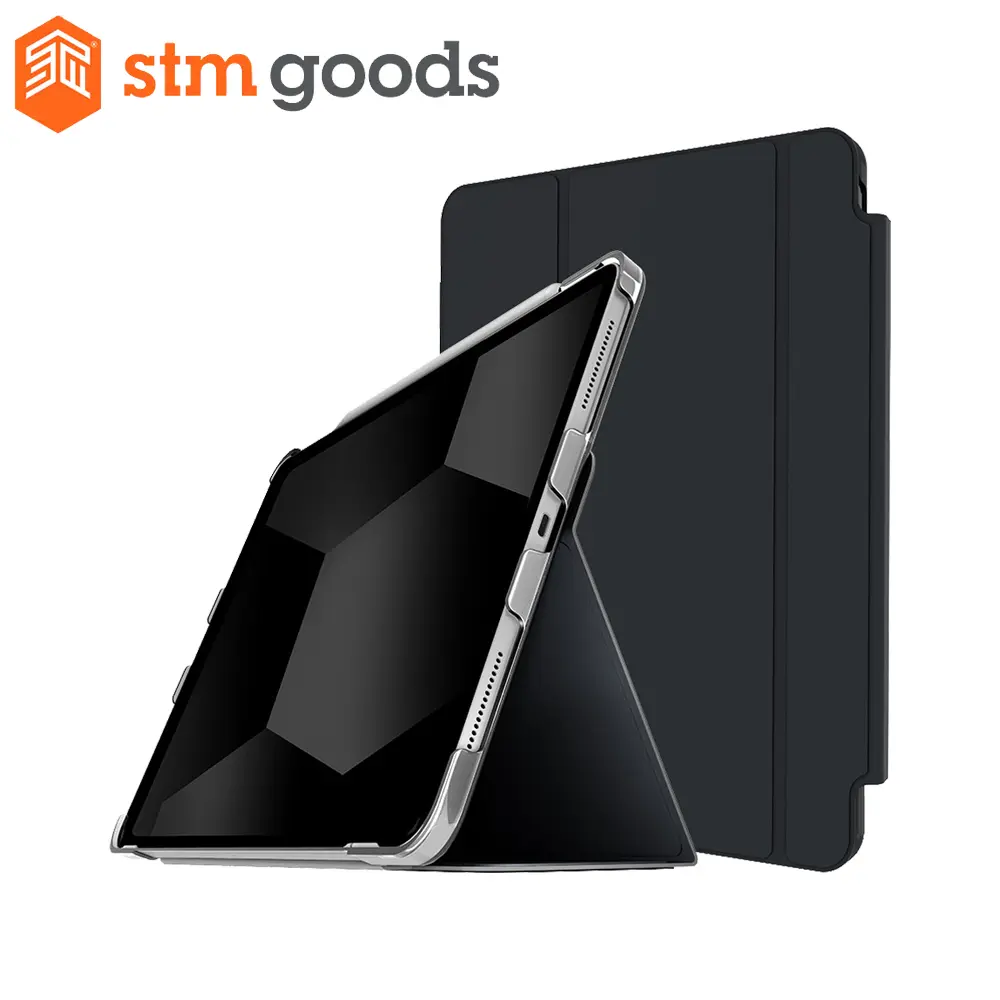 STM Studio iPad Air (M2)/5/4代/Pro 11吋 1~4代 極輕薄防護硬殼 (透黑)