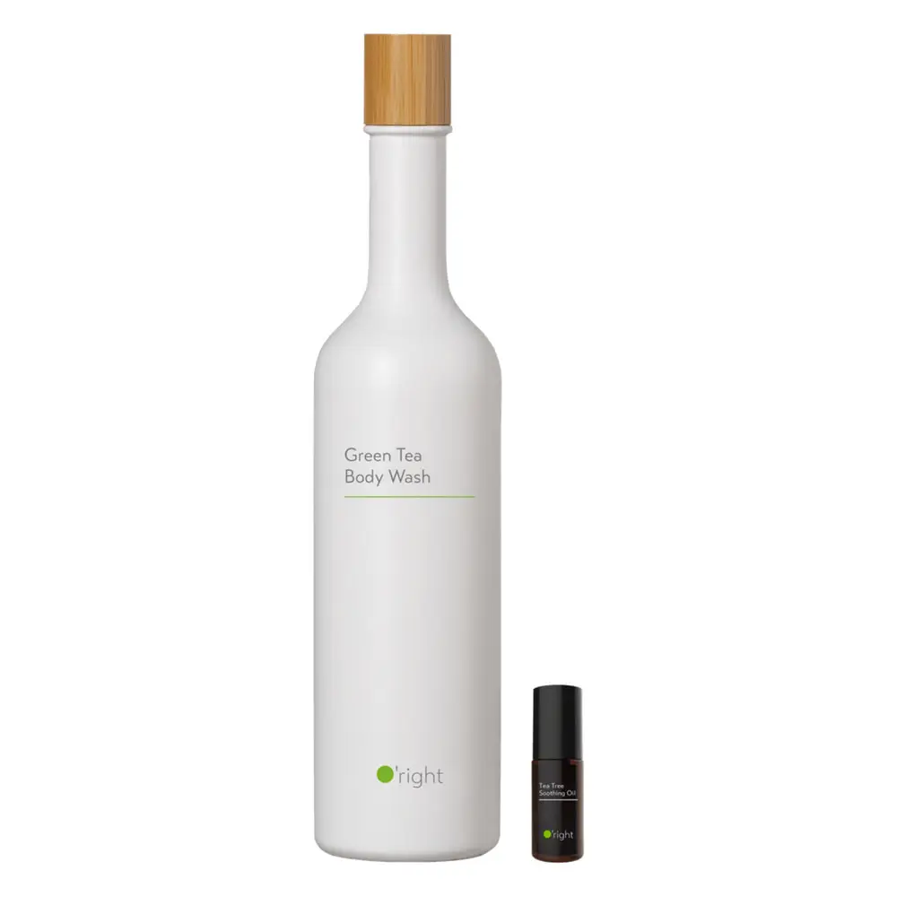 O'right 歐萊德 全系列沐浴乳400mL贈茶樹舒活菁油4.5mL#玫瑰果潤澤沐浴乳 茶樹舒活菁油4.5mL -玫瑰果潤澤沐浴乳,茶樹舒活菁油4.5mL