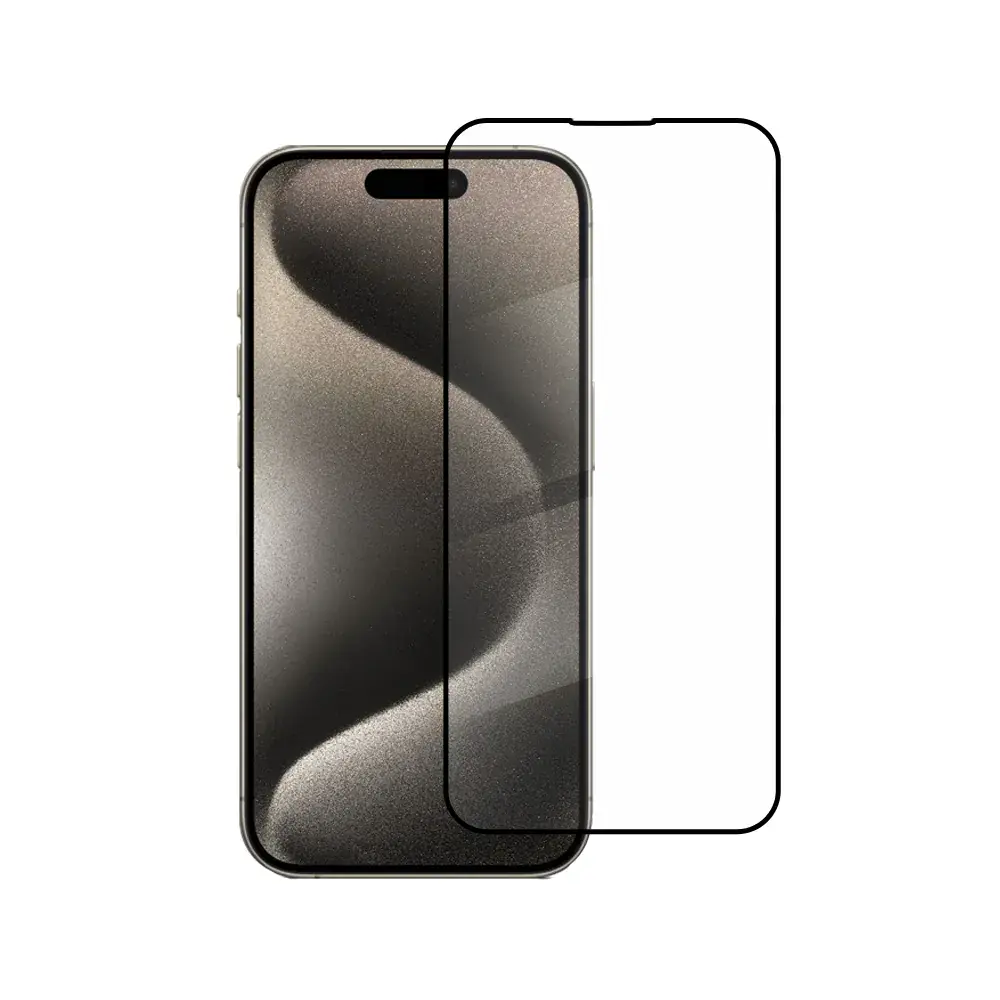 【PACEZ】配適貼 3D霧面 iPhone鋼化玻璃保護貼-15 Plus